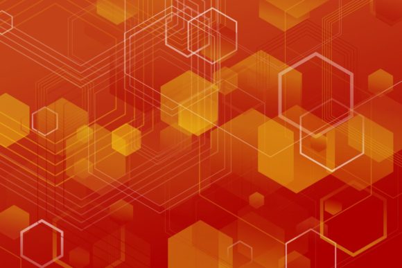 Download Gradient Web Background with Hexagons - Web background Collection