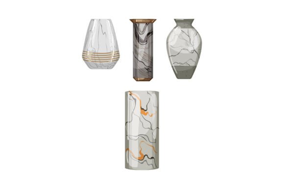 Download Decorative Marble Vase Collection Displa - Decorative marble Collection