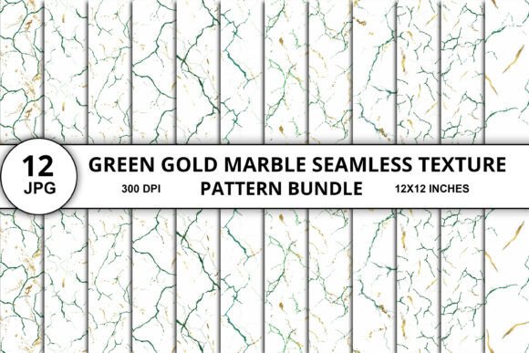 Download Green Gold Marble Texture Pattern Bundle - Marble texture Collection