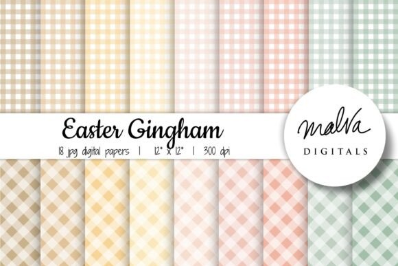 Download Easter Colors Gingham - Premium Resources